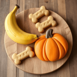 Roscoe & Stella's All-Natural Cookies & Treats (flavor: Banana & Pumpkin, size: Mini-Bone Treats)