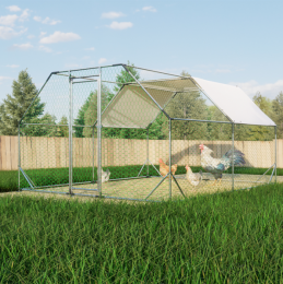 10x13 Foot Flat Top Chicken Coop (Option: 10x13Foot)